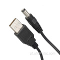 USB2.0 para o cabo do cabo de alimentação do conector DC
